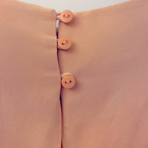 Blush Tibi Silk Cape dress - Picture 5 of 8